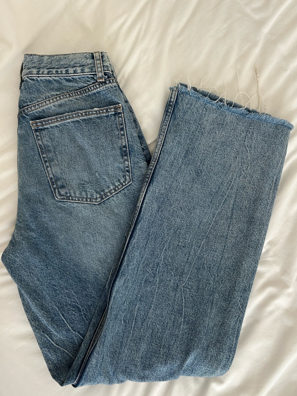 Zara high rise wide leg jeans